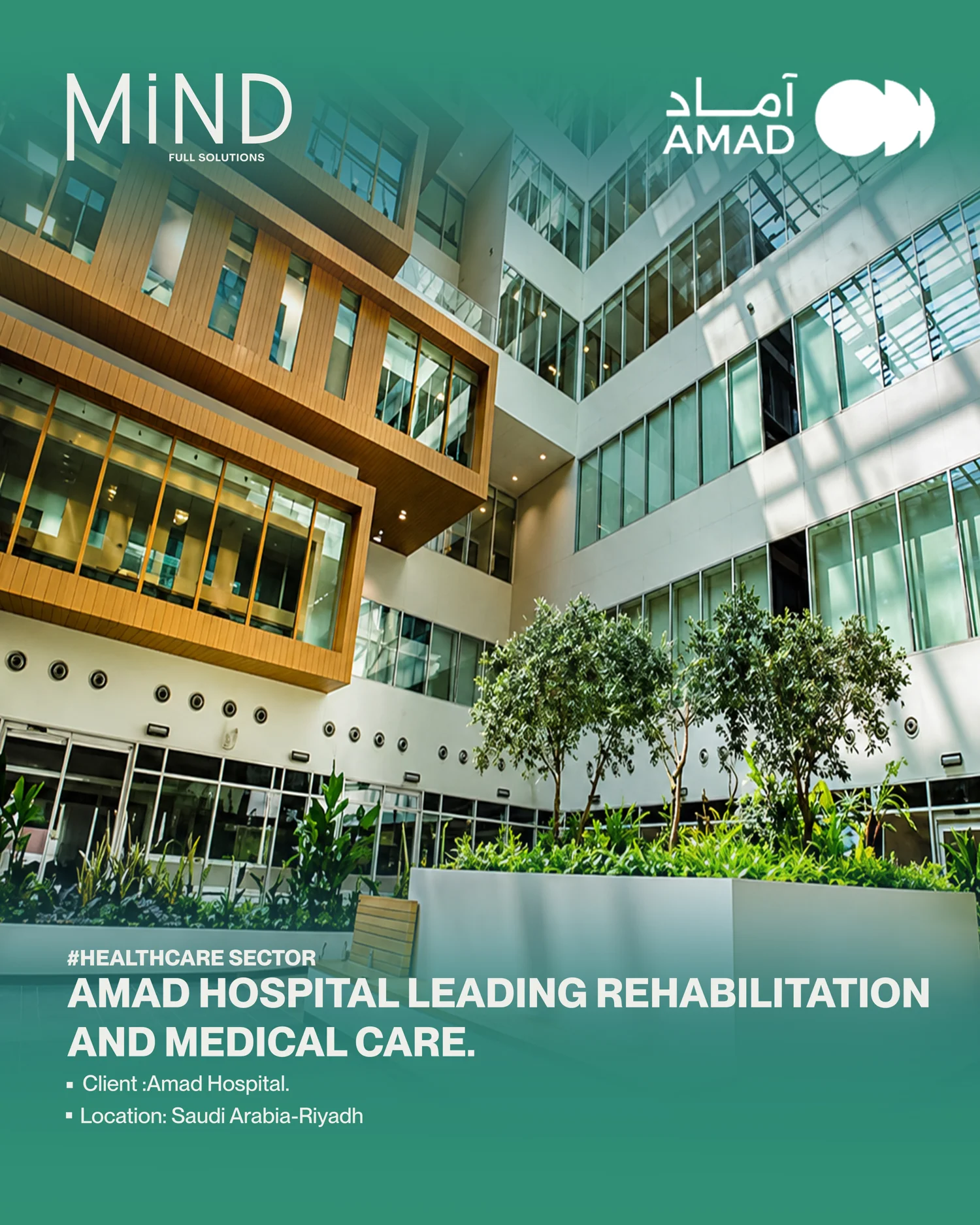 MIND Completes the Design & Build of the Pediatric Rehabilitation Department at AMAD Hospital